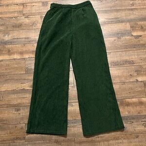 FAVLUX Forest Green Corduroy women Bottoms